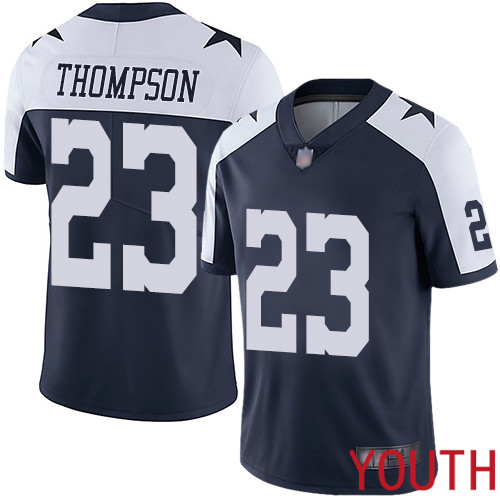 Youth Dallas Cowboys Limited Navy Blue Darian Thompson Alternate #23 Vapor Untouchable Throwback NFL Jersey->women nfl jersey->Women Jersey